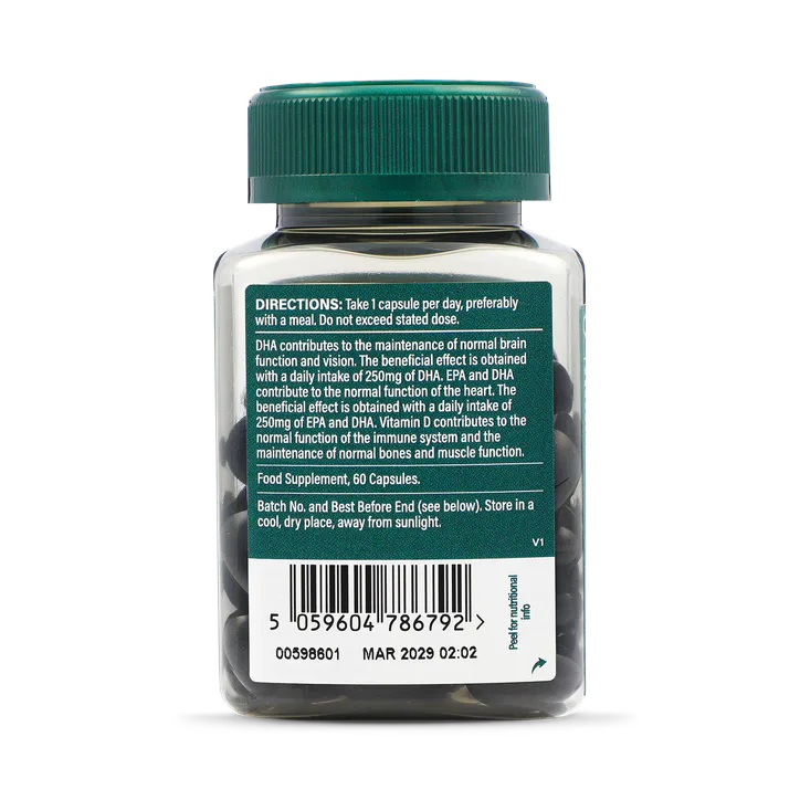 For Him Cod Liver Oil & Multivitamins 500mg 60 Capsules detail 2