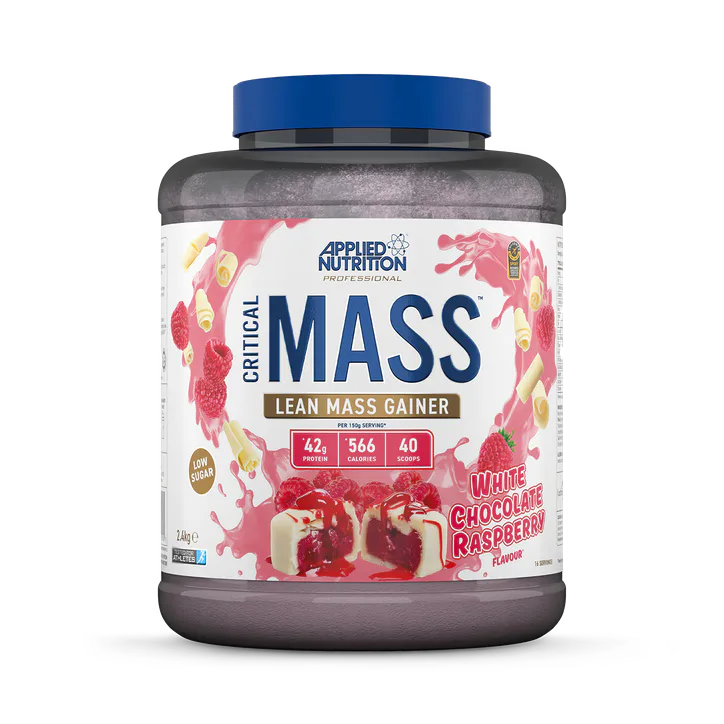 Applied Nutrition Critical Mass Professional Lean Mass Gainer White Chocolate Raspberry 2.4Kg (16 Servings)