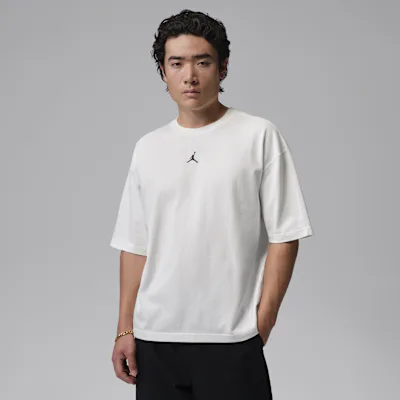 Jordan Flight Men's Heavyweight Short-Sleeve Top - Sail/Sail/Black
