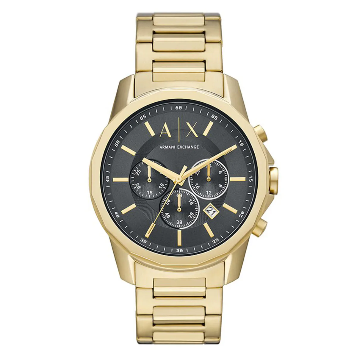 Armani Exchange Chronograph Stainless Steel Grey Dial Mens Watch