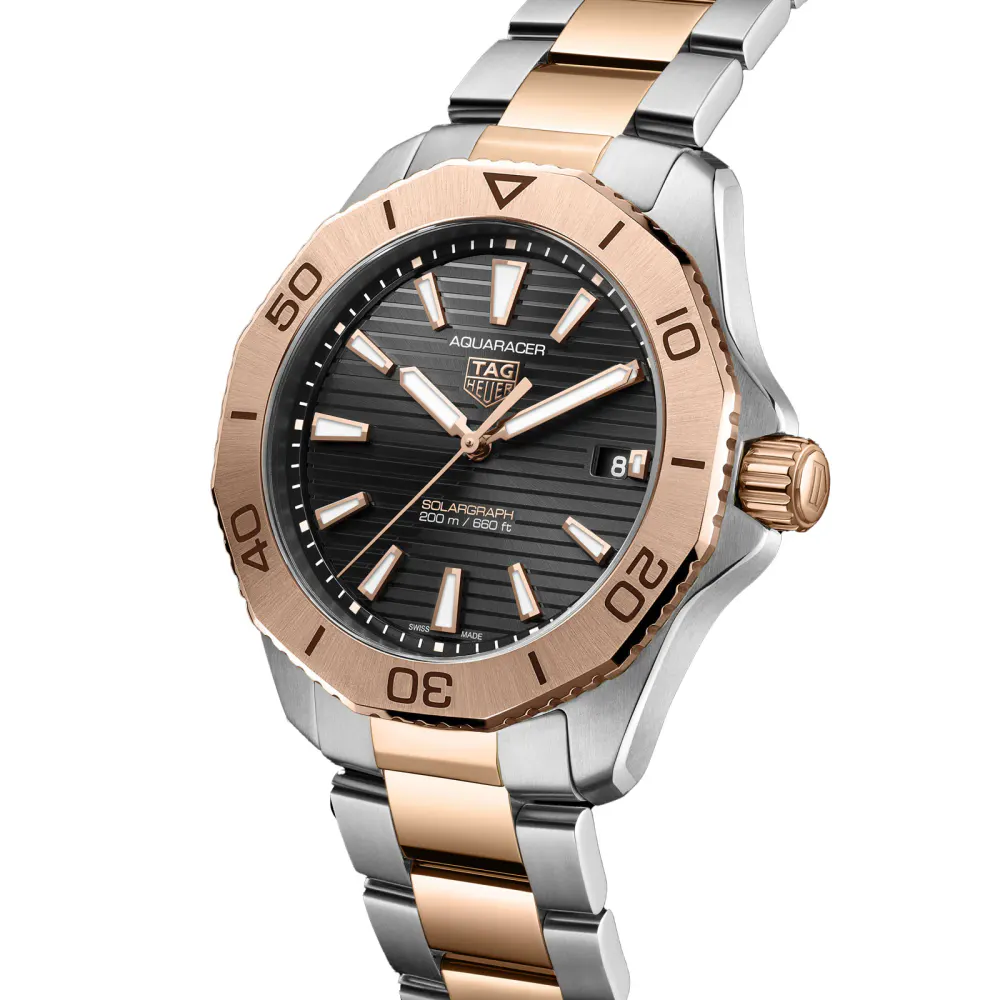 TAG Heuer Aquaracer Professional 200 Solargraph 40mm Mens Watch in Black, additional product view 2