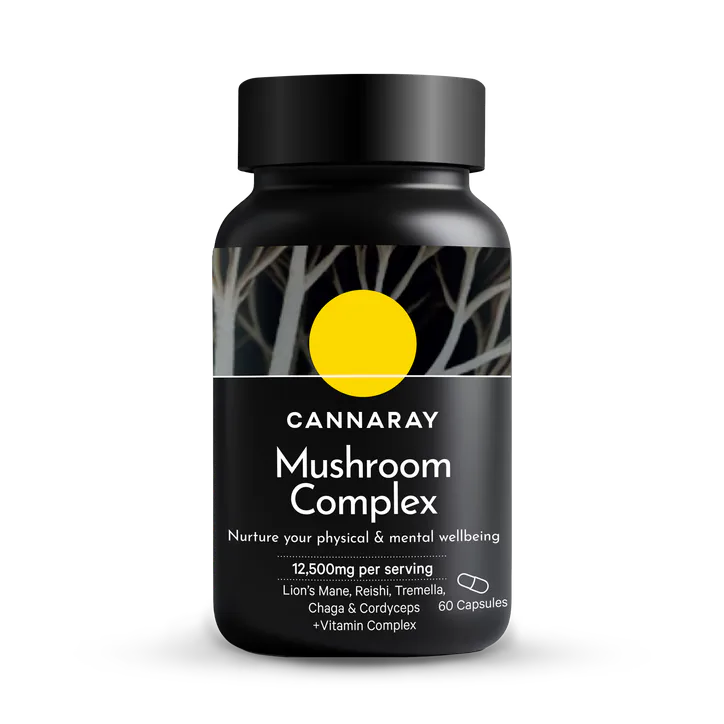 Cannaray Mushroom Complex Capsules 12,500mg 60 Capsules