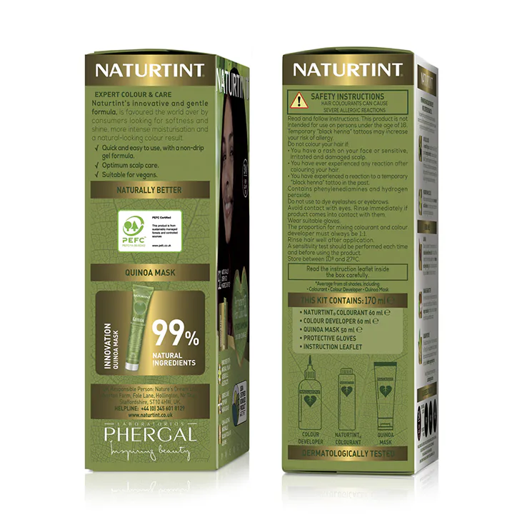 Naturtint Permanent Hair Colour Gel 5WB (Radiant Copper Brown), additional product view 3