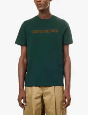 MONCLER Brand-Embroidered Cotton T-Shirt detail 3