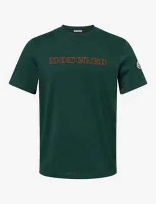 MONCLER Brand-Embroidered Cotton T-Shirt