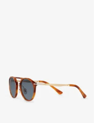 PERSOL PO3264S phantos-frame acetate sunglasses detail 3