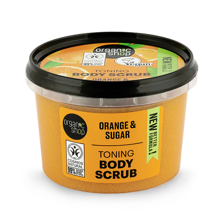 Organic Shop Toning Body Scrub Orange & Sugar 250ml