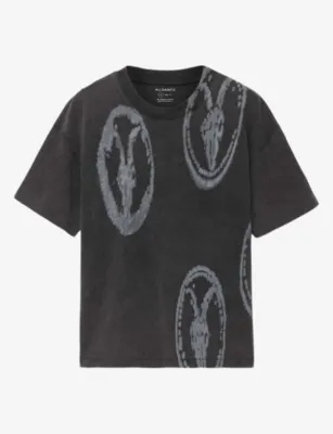 ALLSAINTS Rammy Logo-Print Oversized Cotton T-Shirt