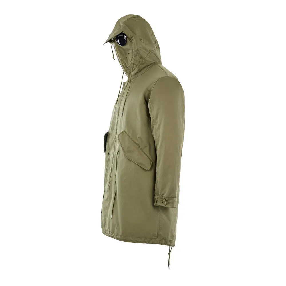 CP Company Men's Explorer Hooded Long Sleeve Parka detail 2