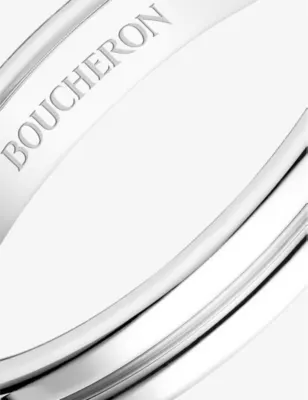 BOUCHERON Godron platinum ring - 62mm in SILVER, additional product view 2