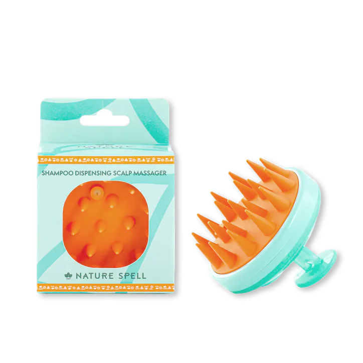 Nature Spell Shampoo Dispensing Scalp Massager