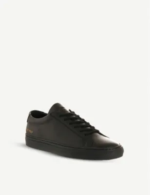 COMMON PROJECTS Achilles low-top trainers - 7 in BLACK, additional product view 3