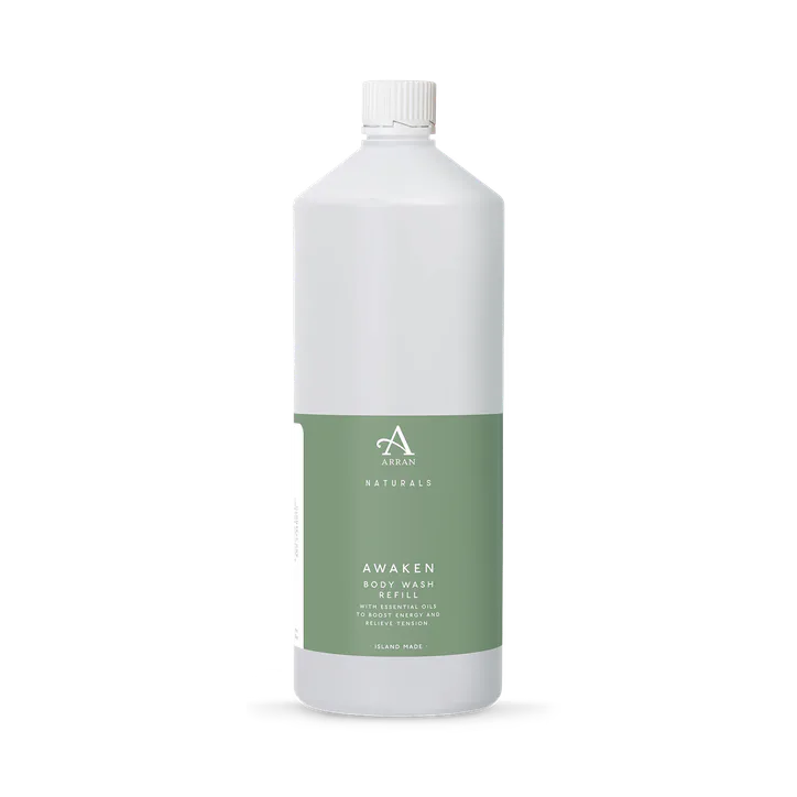 ARRAN Naturals Awaken - Mint & Eucalyptus Bath & Shower Gel Refill 1L