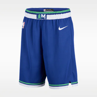 Nike Minnesota Timberwolves Icon Edition Men's Nike Dri-FIT NBA Swingman Shorts - Rush Blue/White