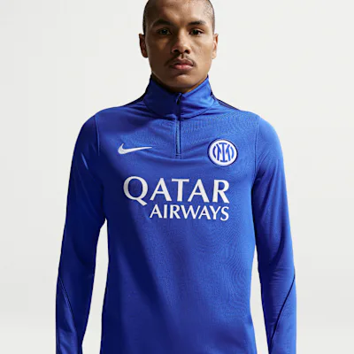 Nike Inter Milan Strike Men's Nike Dri-FIT Football Knit Drill Top - Lyon Blue/Blue Void/White
