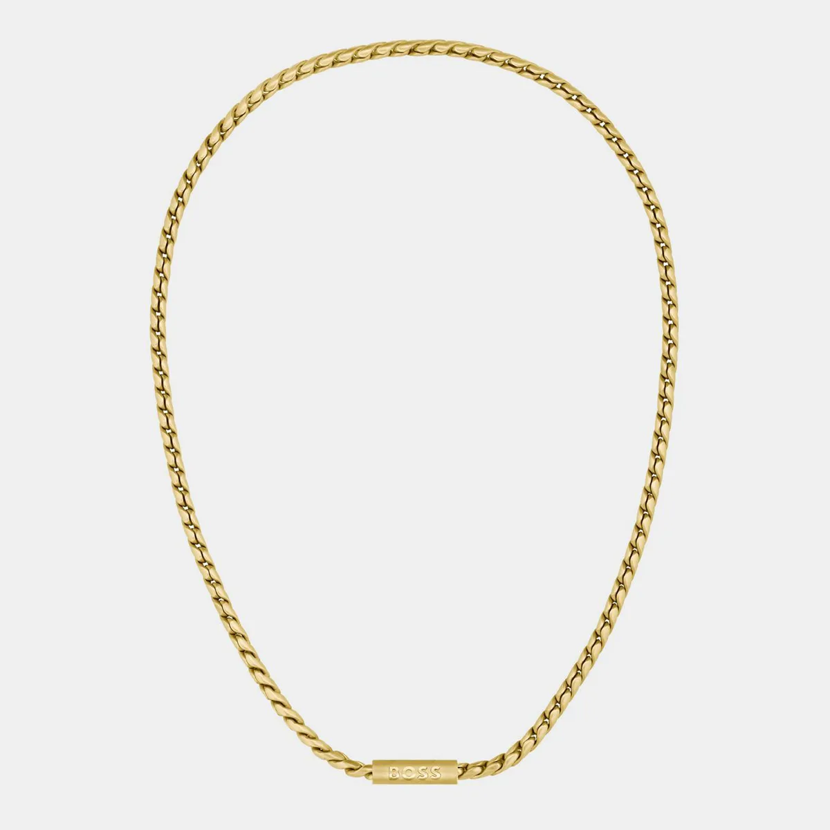 Boss Men's Doran Light Yellow Gold IP Necklace