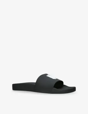 AMIRI MA Pool Rubber Sliders - EUR 41 / 7 UK MEN in BLACK, additional product view 3