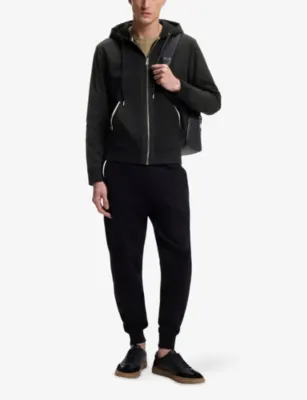 BOSS Zip-Up Cotton-Jersey Hoody detail 2