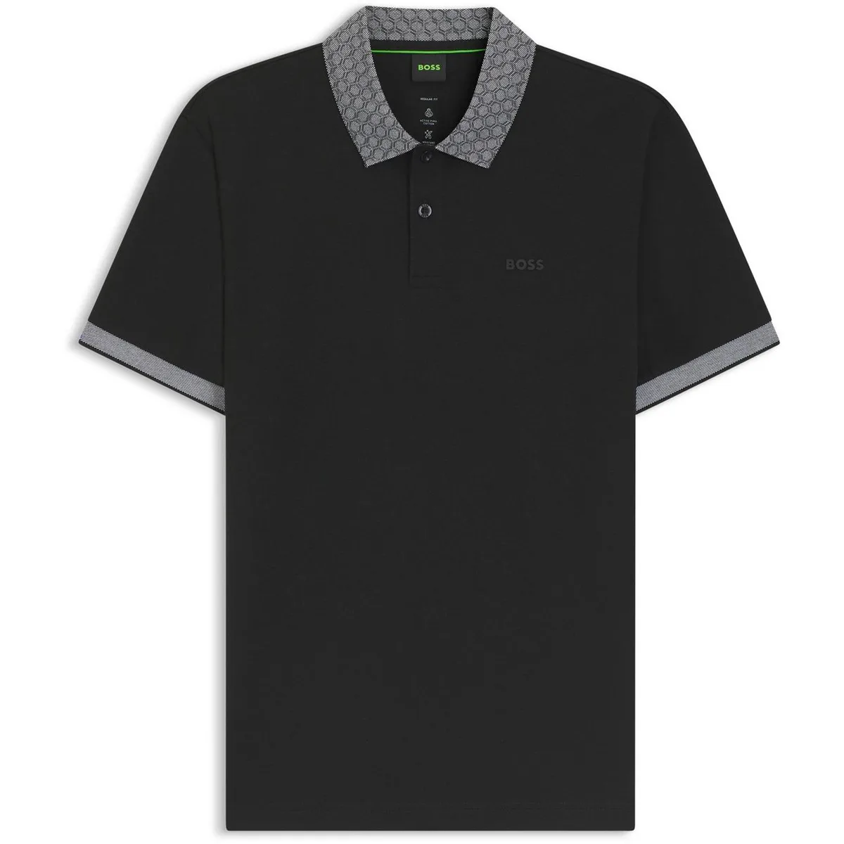Boss Men's Chip Paddy Cotton Short-Sleeve Polo Shirt