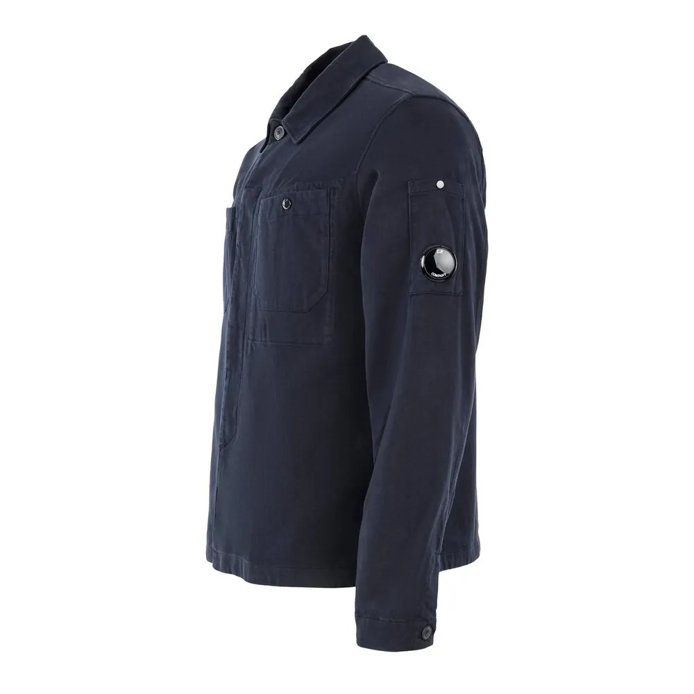 CP Company Men's C.P. Company Button Long Sleeve Overshirt detail 2