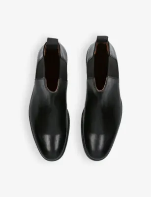 GRENSON Declan flat leather Chelsea boots - EUR 41 / 7 UK MEN in BLACK, additional product view 2