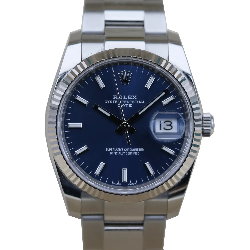 Rolex Oyster Perpetual Date 115234 — 2018 — Very good