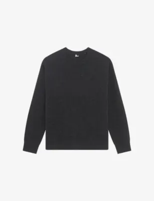 THE KOOPLES Brand-Embroidered Crewneck Wool-Blend Jumper