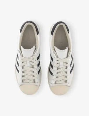 ADIDAS Superstar Vintage Leather Low-Top Trainers - 10.5 in CORE WHITE CORE BLACK CR, additional product view 2