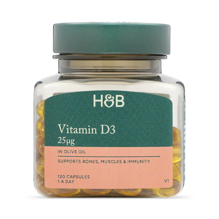 For Him Vitamin D3 in Olive Oil 25ug 120 Softgel Capsules