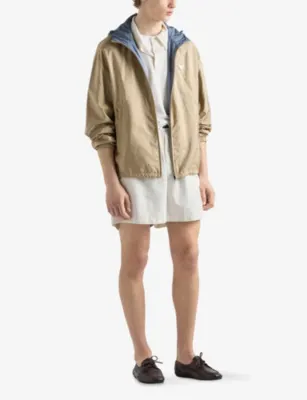 PRADA Reversible Re-Nylon Hooded Shell Jacket detail 2