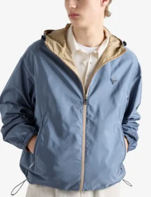 PRADA Reversible Re-Nylon Hooded Shell Jacket detail 3