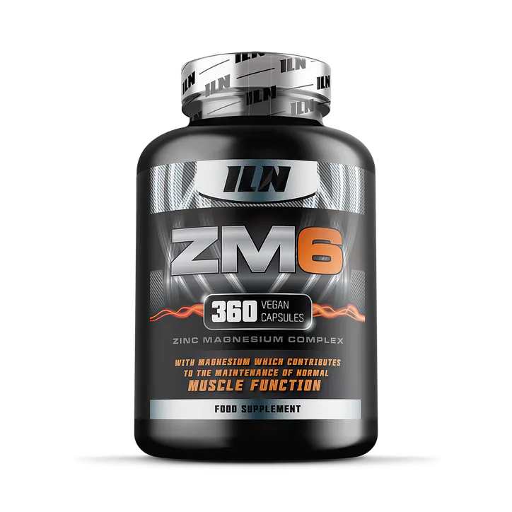 Iron Labs Nutrition ZM6 - High Strength Zinc, Magnesium & Vitamin B6 - 360 Vegan Capsules