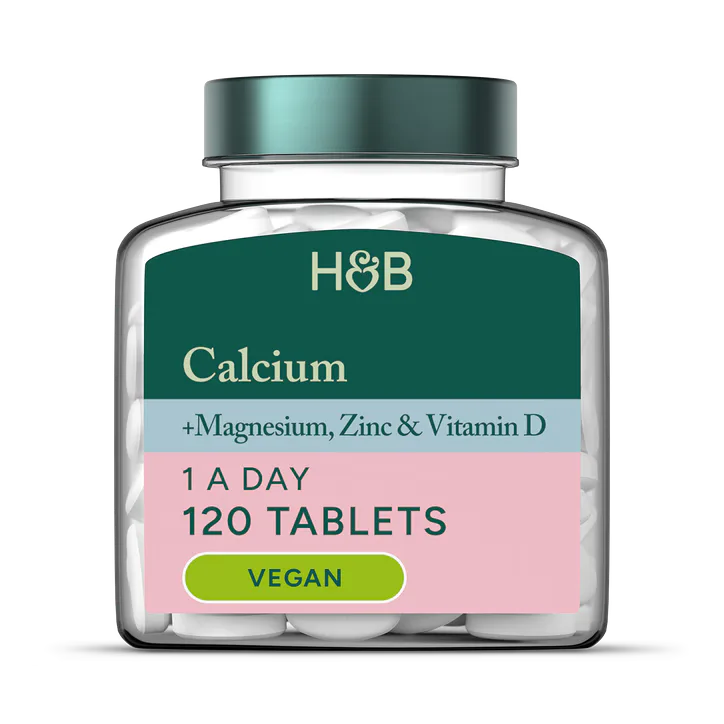 For Him Vegan Calcium Magnesium Vitamin D & Zinc 120 Tablets