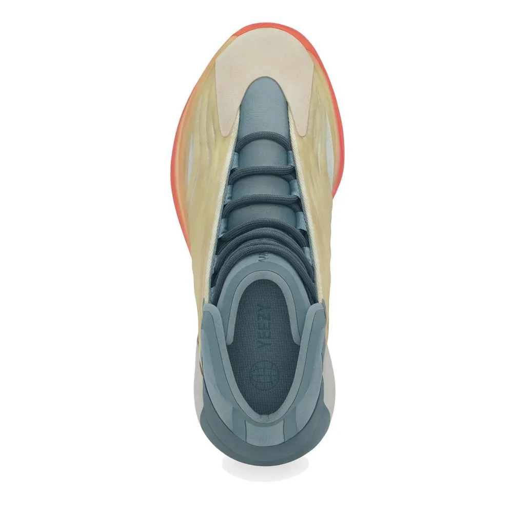 Yeezy Men's Sneakers, Primeknit Upper in Hi-Res Coral, additional product view 3