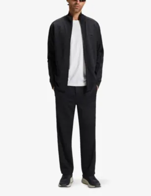 BOSS Quilted Jacquard Regular-Fit Woven Sweatshirt detail 2