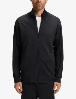 BOSS Quilted Jacquard Regular-Fit Woven Sweatshirt detail 3