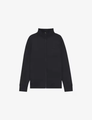 BOSS Quilted Jacquard Regular-Fit Woven Sweatshirt