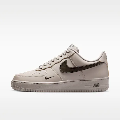 Nike Air Force 1 '07 Men's Shoes - College Grey/Newsprint in College Grey/Newsprint – Nike men's and unisex
