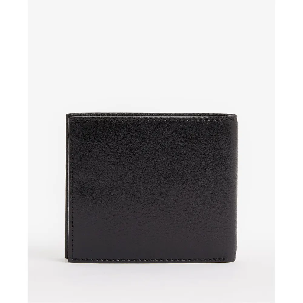 Barbour Mens Colwell Leather Billfold Wallet detail 2