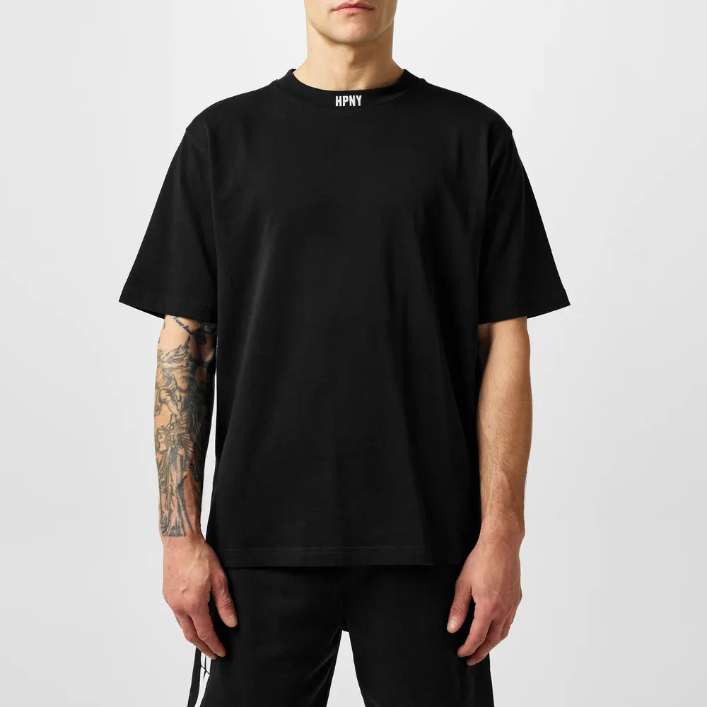Heron Preston Men's Regular Fit Collar Logo T-Shirt