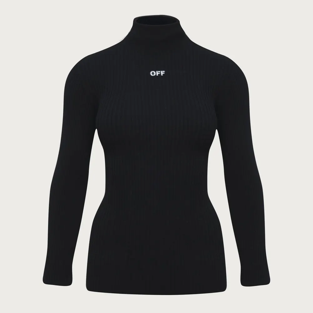 Off White Men's Knitted Crew Sweatshirt