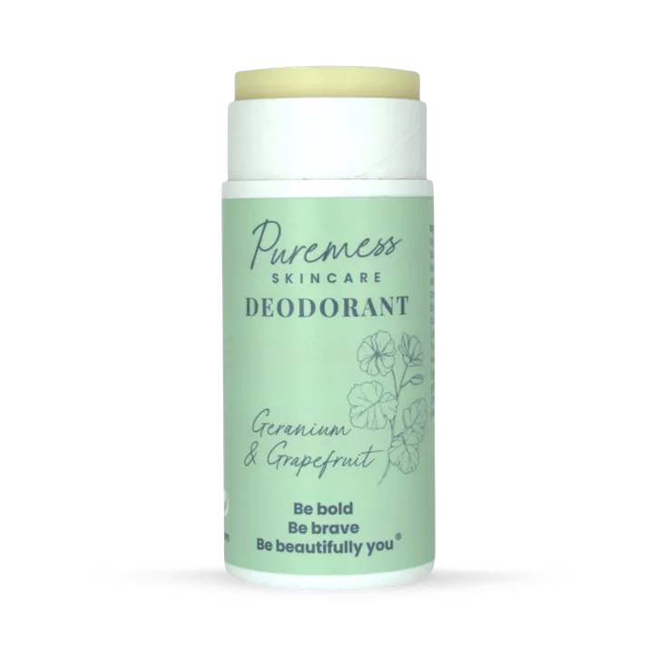 Puremess Skincare Natural Deodorant 70g - Geranium & Grapefruit detail 3