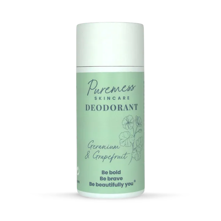 Puremess Skincare Natural Deodorant 70g - Geranium & Grapefruit
