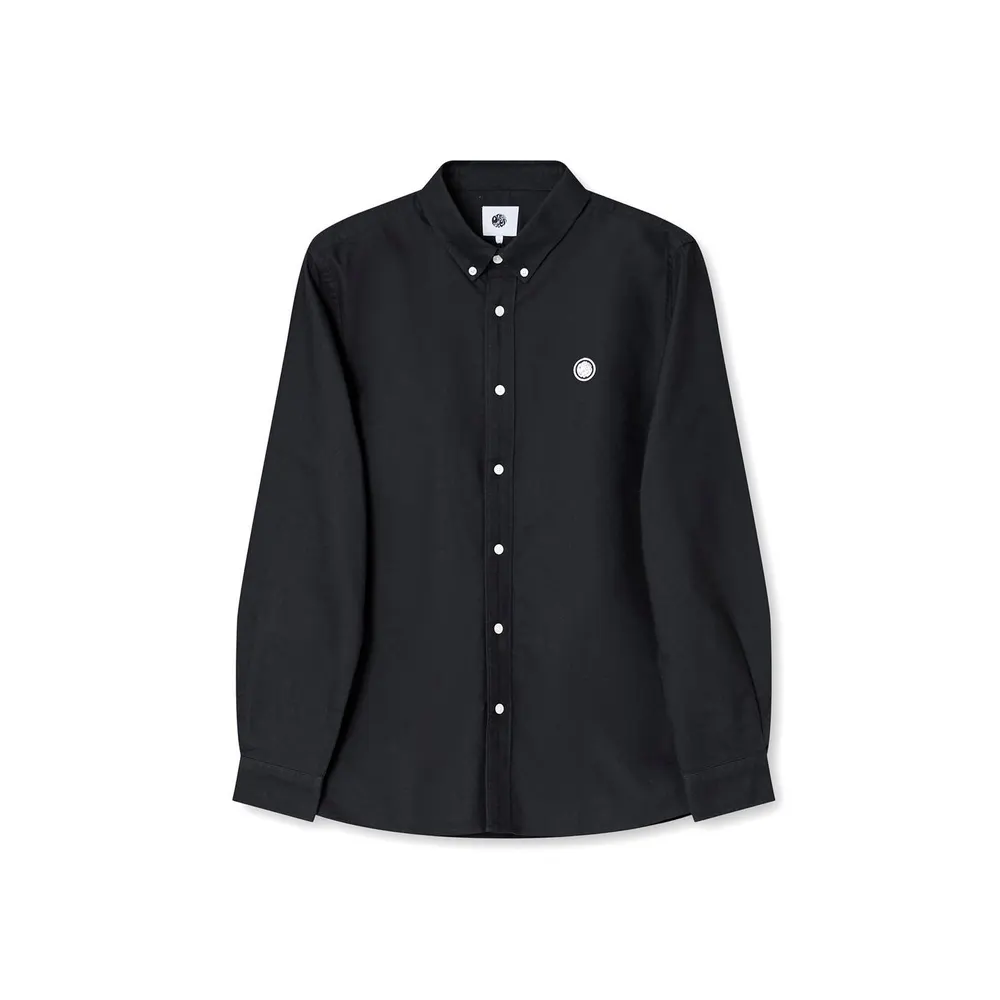 Pretty Green Men's Oxford Long-Sleeve Plain Shirt