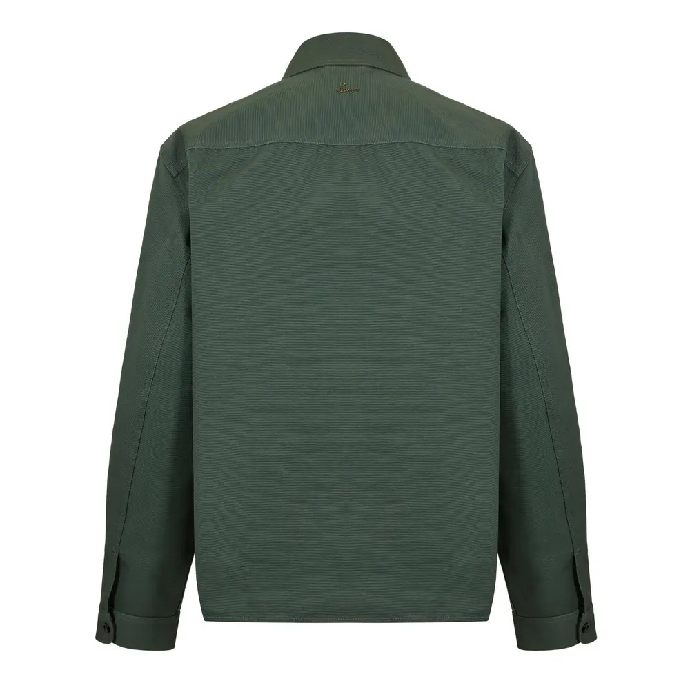 Kenzo Men's Overshirt in Dark Khaki, additional product view 2