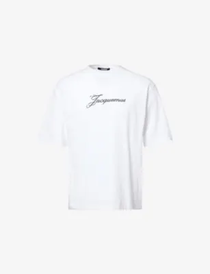 JACQUEMUS The Jacquemus Logo-Print Cotton-Jersey T-Shirt - MINT GREEN detail 2