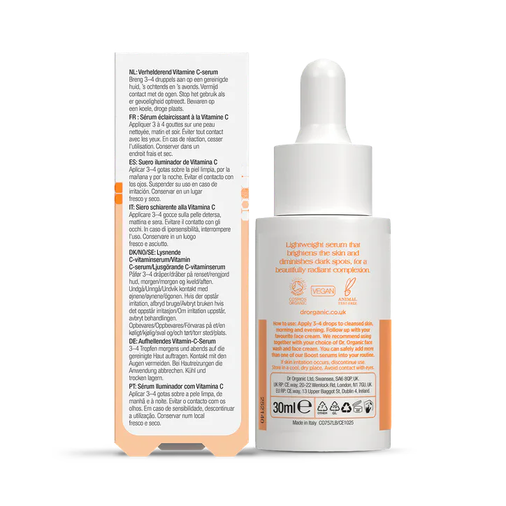 Dr Organic Boost Brightening Vitamin C Serum 30 ml detail 2