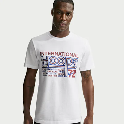 Nike Men's Basketball T-Shirt - White in White – Nike men's and unisex