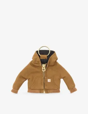 CARHARTT WIP Active Jacket Mini Cotton Keyring in Hamilton Brown – Mens | Jewellery | Keyrings