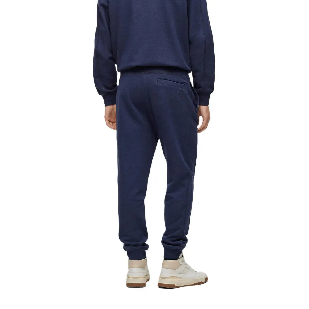 Boss Men's Seglitchstitch Closed Hem Fleece Joggers detail 2